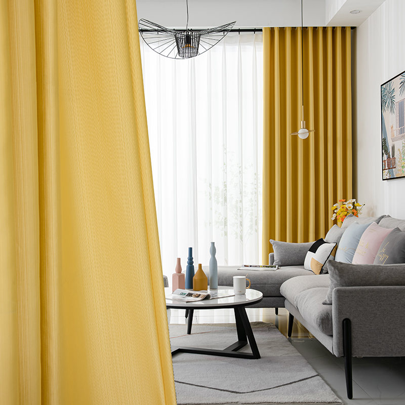 2021 new curtains shading heat insulation living room vq bedroom upscale light lavish balcony modern minimalist floor curtain