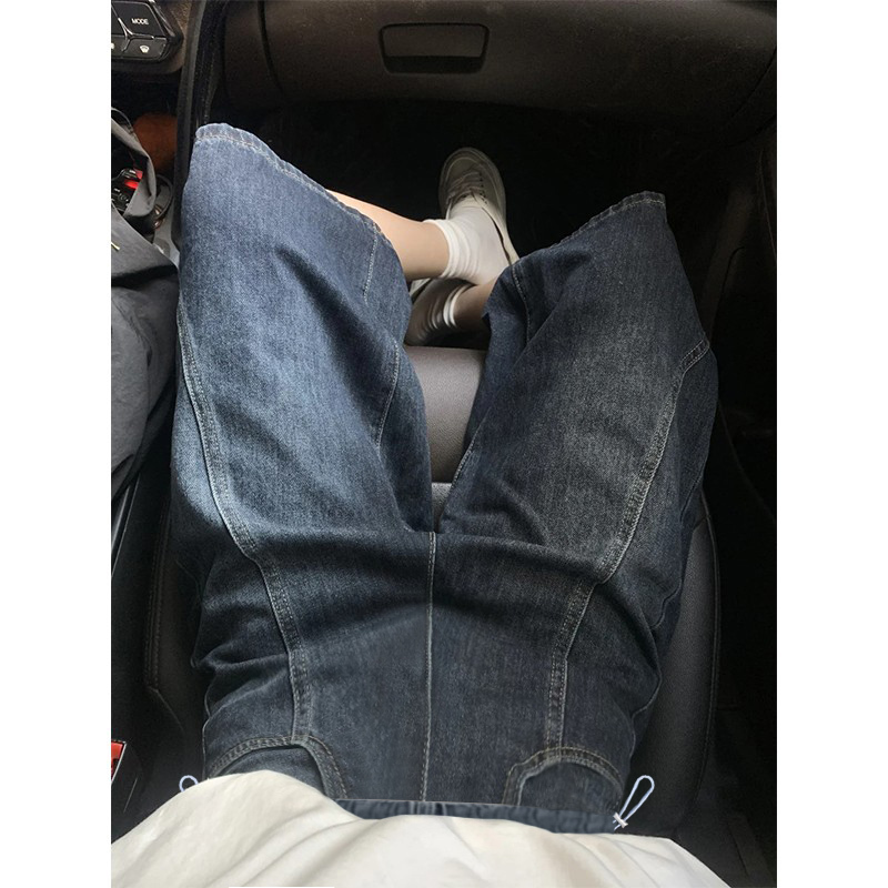 Maternity Pants Summer Thin Style for Outerwear, Cropped Pants, Spring/Summer 2026 New Model, No Belly Support Fabric, Wide-Leg Jeans for Petite Sizes