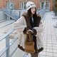 Imitation fur mink coat and fur coat for women