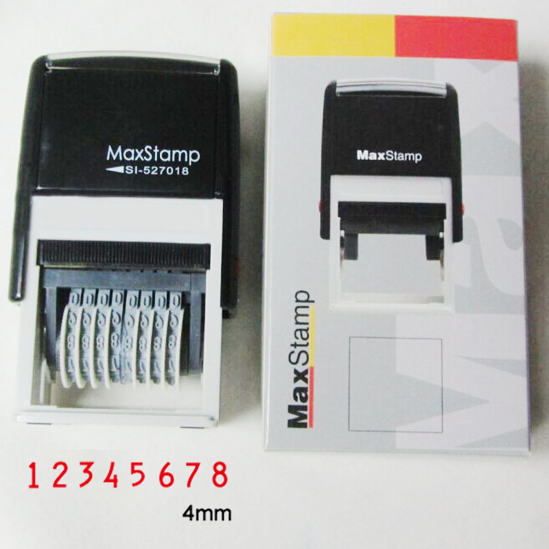 SI-5270-18 Automatic Oil Oil Number Seal Words High 4MM Pure Digital Adjustable 8-digit Date Coded Seal