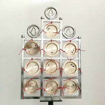 Saine 10 Nuage complet de la hauteur de cuivre trame nuageuse trame gong gong cadre avec gong et gong à réglable dix