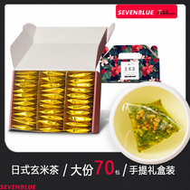 Xuami green tea Kumi tea Japanese fried tea steamed green tea sushi restaurant hotel export Japanese tea bag triangle bag