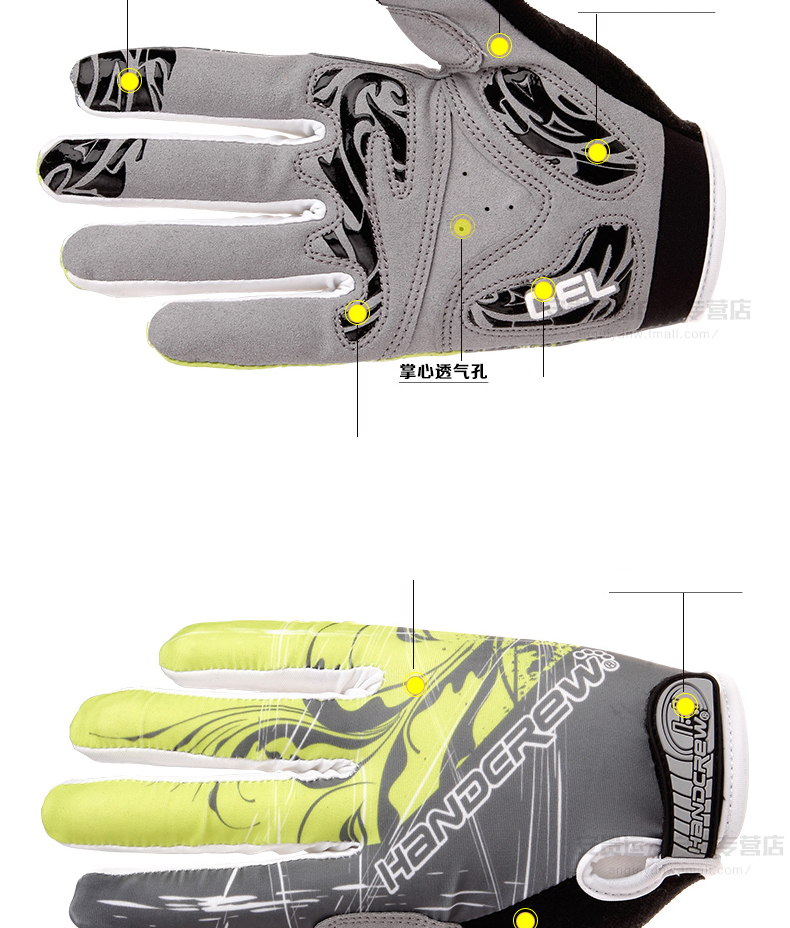 Gants pour vélo mixte HANDCREW - Ref 2243707 Image 12