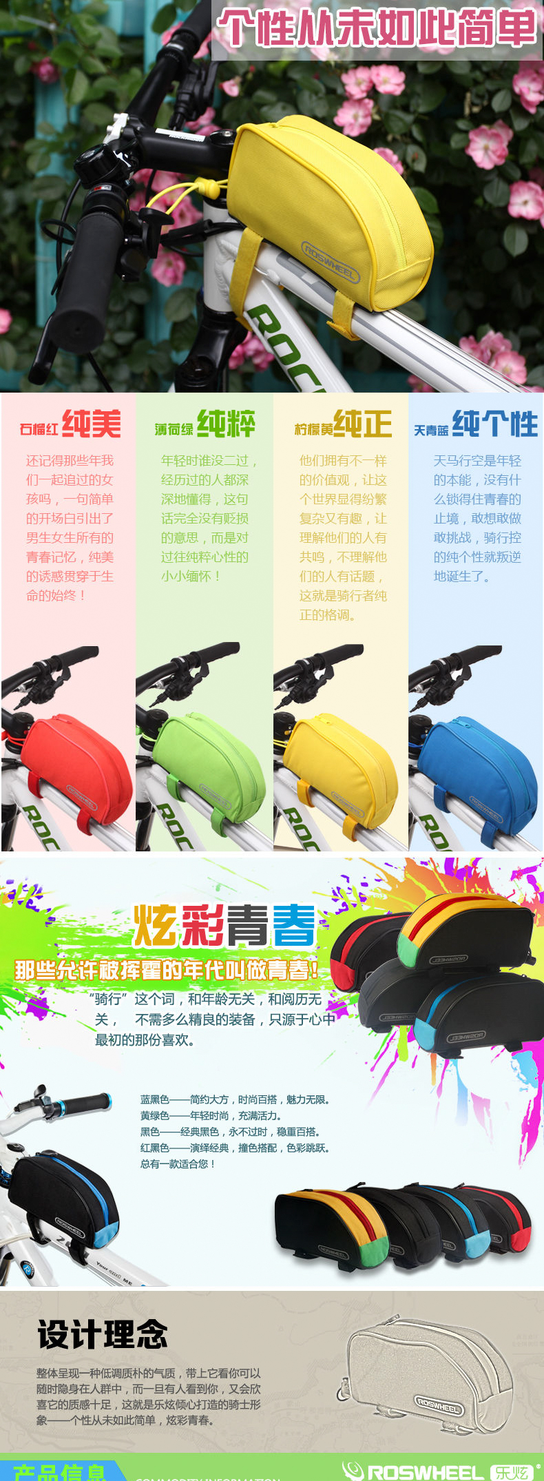 Sacoche pour vélo ROSWHEEL - Ref 2216379 Image 9