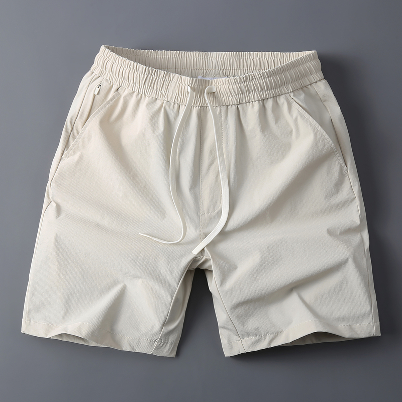Summer Quick-Drying Quarter-Length Pants for Men, Thin Style for Outdoor Wear, Running, Sports, Knee-Length or Shorter, Ice Silk Elastic Casual Shorts Summer Quick-Drying Quarter-Length Pants for Men, Thin Style for Outdoor Wear, Running, Sports, Knee-Length or Shorter, Ice Silk Elastic Casual Shorts