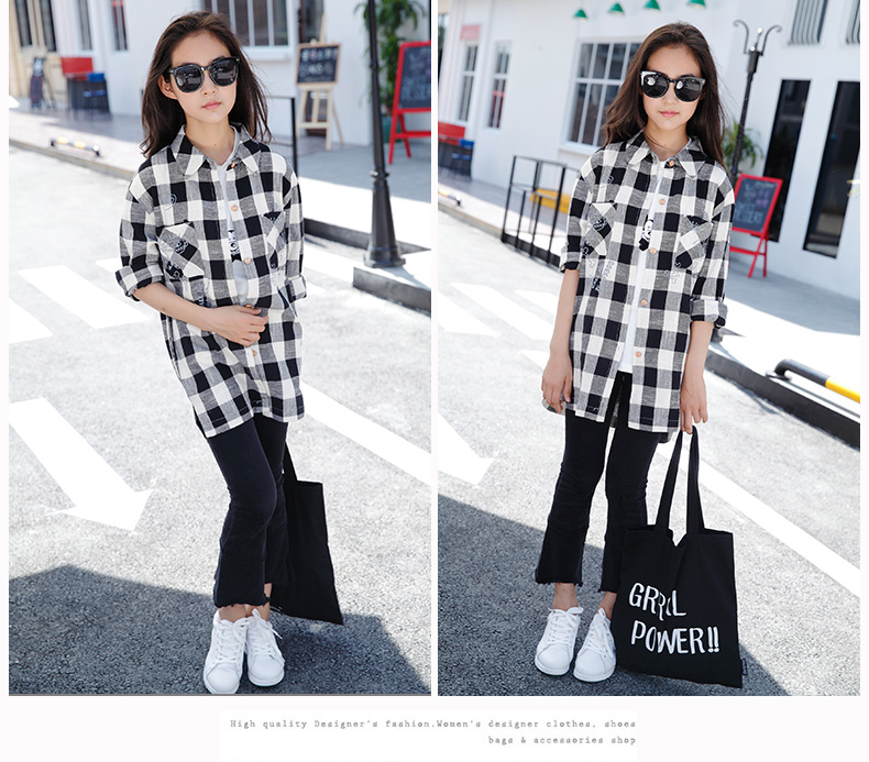 Chemise fille à manche longue - Ref 2087465 Image 17