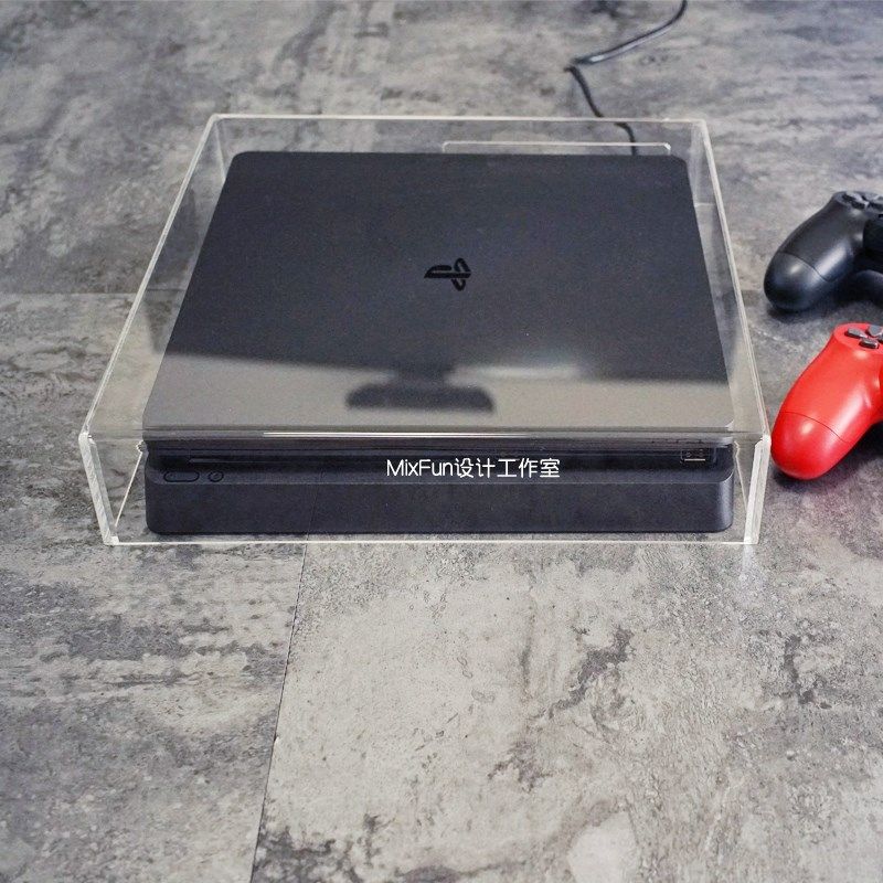 ps5 dust cover ps4 dust cover pro slim acrylic main handle pack transparent protective cover