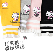 Hello Kitty girls leggings Cotton Spring and Autumn wear Foreign style new autumn childrens clothing baby trousers childrens pants