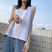 White small camisole female inner sexy top Summer ins loose casual outer wear sleeveless t-shirt bottoming shirt