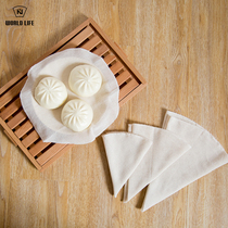 Japanese kitchen cage cloth Cotton yarn steamer cloth Steamer cloth Steaming cloth Non-stick filter gauze Steamed bun steamed bun mat