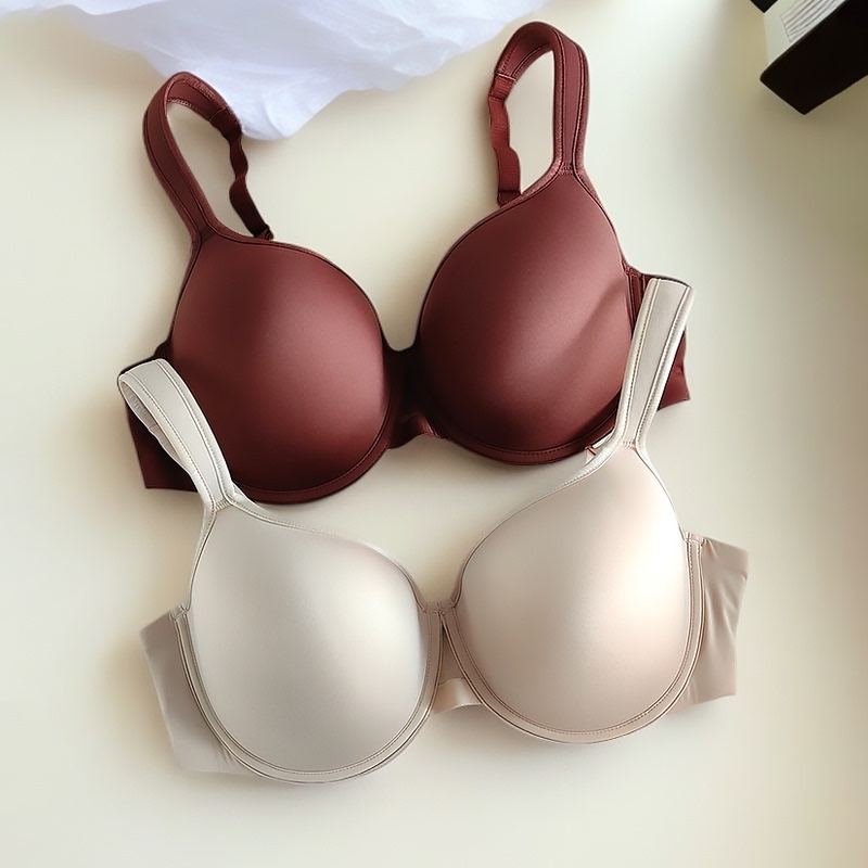 Foreign Trade European and American Large Size, Large Cup, Underwire Bra, Full Cup, Seamless, Lift-Up, Anti-Sagging, Large Size, Large Bust Underwear