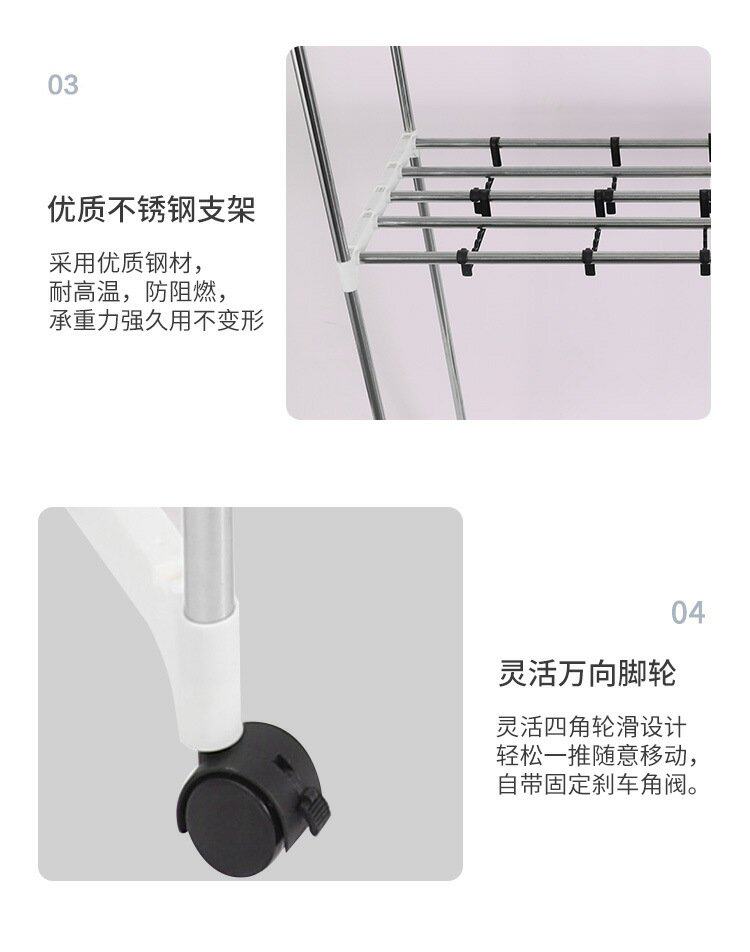 Сушилка для одежды 厂家夏晴大型商用双主机大功率干衣机烘干机烘被超大容量衣柜