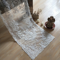 Lace table flag European embroidery tablecloth coffee table dressing table five drawers closet lid dust cloth rectangular table fabric