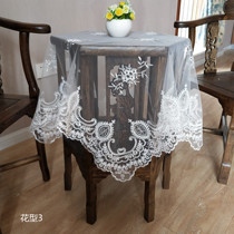 European lace tablecloth square table round table fabric double door refrigerator 65 inch TV special multi-purpose scarf jewelry towel
