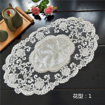 European-style export lace placemats Western placemats Oval insulation anti-scratch placemats baby placemates Nordic fabric napkins