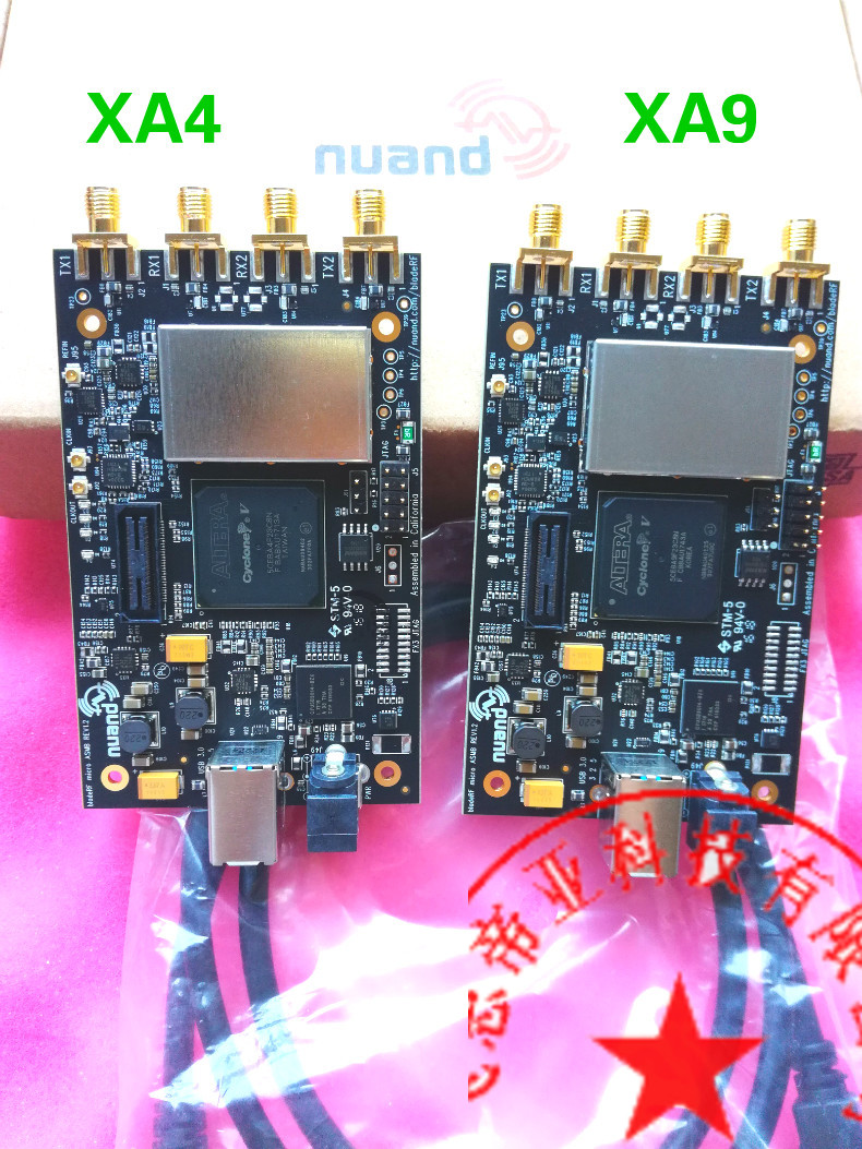 Off-stock bladeRF 2.0 micro xA4 xA9 SDR software defined radio AD9361 development board
