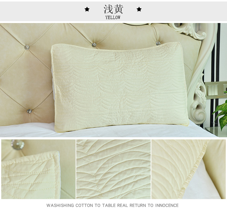Gối bông dày vỏ gối 40x60 phòng ngủ của học sinh gối cao su cho bé mùa thu và mùa đông dày goi cao su