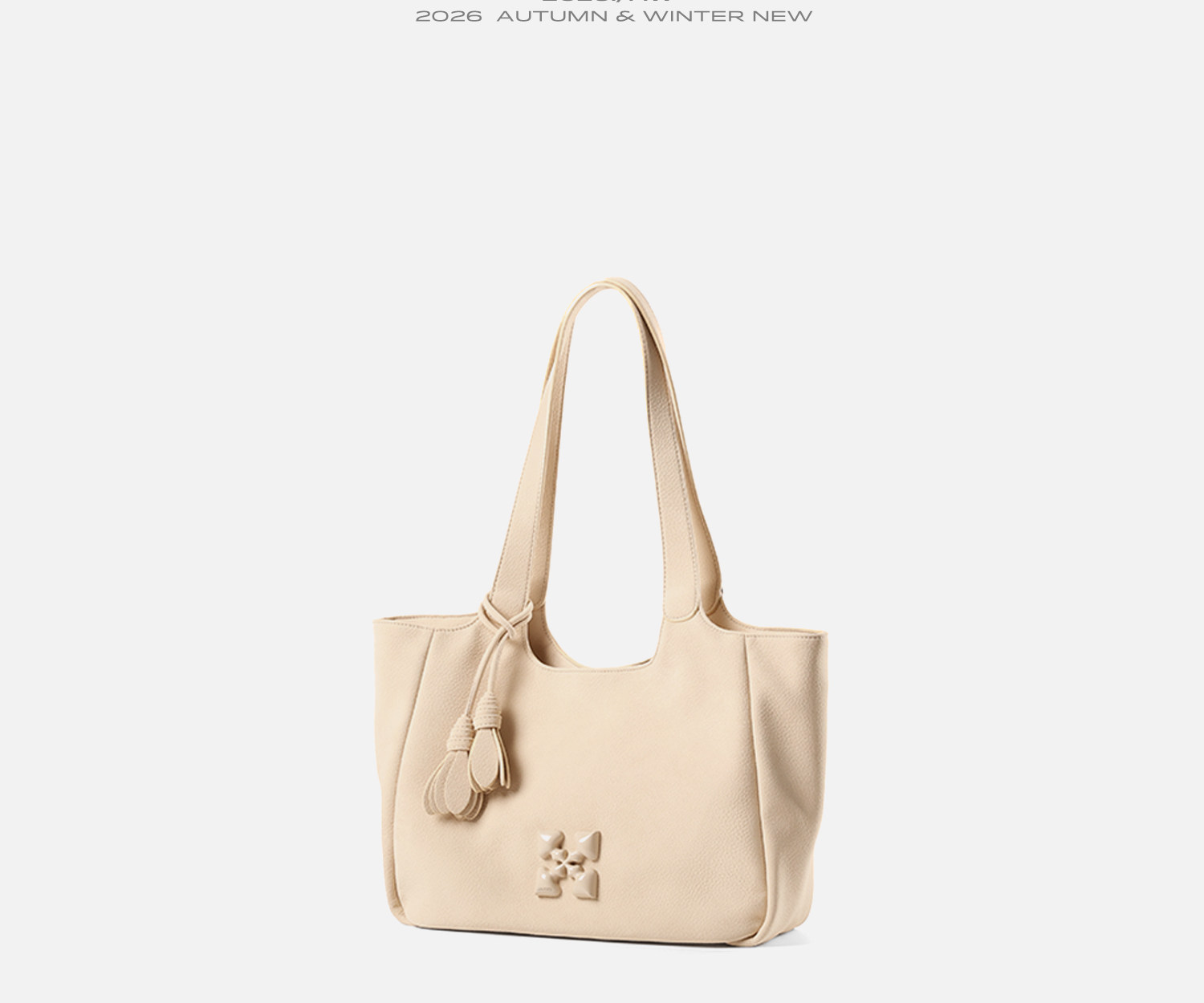 JACD Faux Leather Magnetic Snap Tote Bag