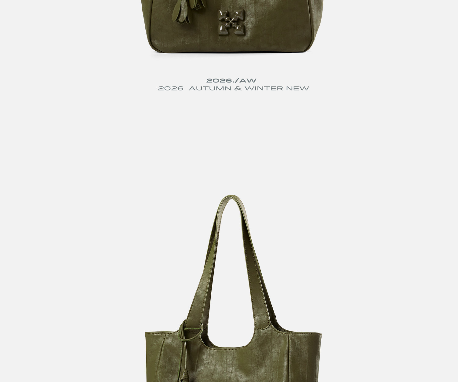 JACD Leopard Print Magnetic Snap Shoulder Bag
