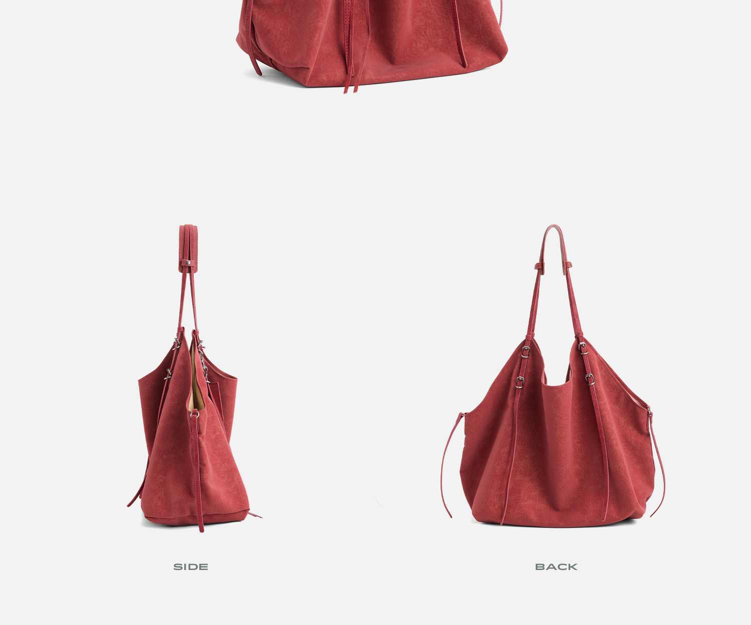 JACD Leopard Print Faux Leather Hobo Bag