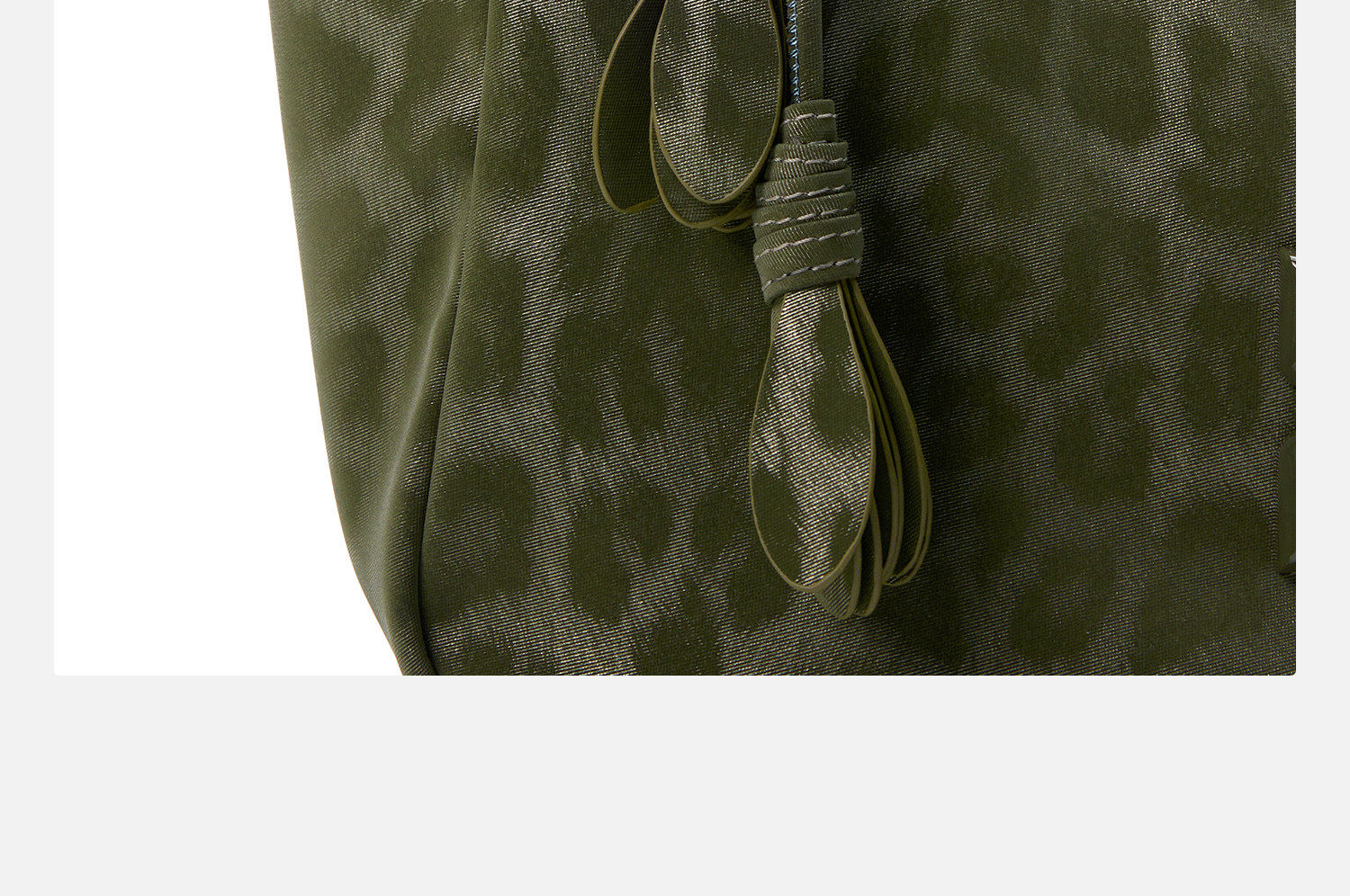 JACD Leopard Print Magnetic Snap Shoulder Bag