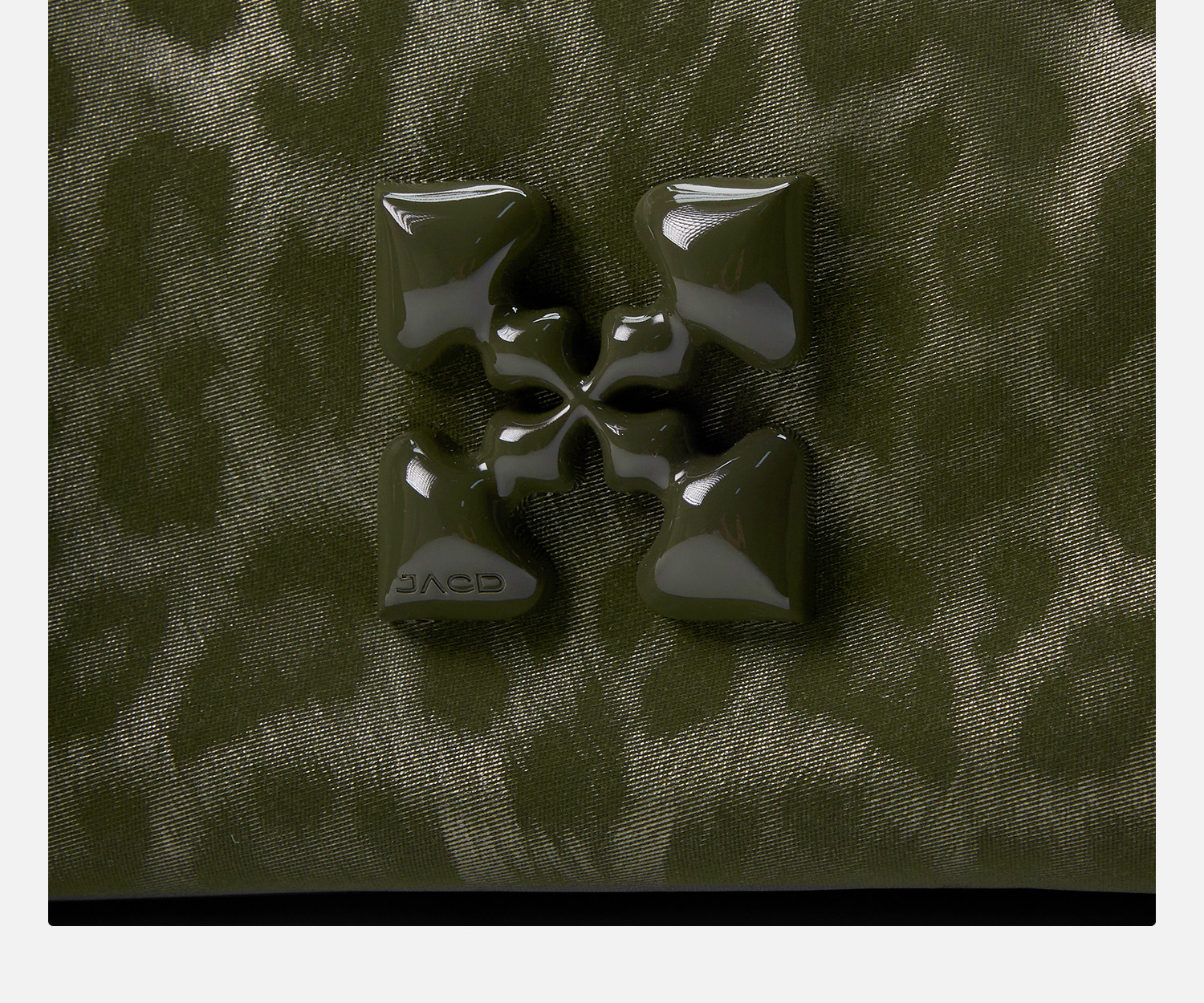 JACD Leopard Print Magnetic Snap Shoulder Bag