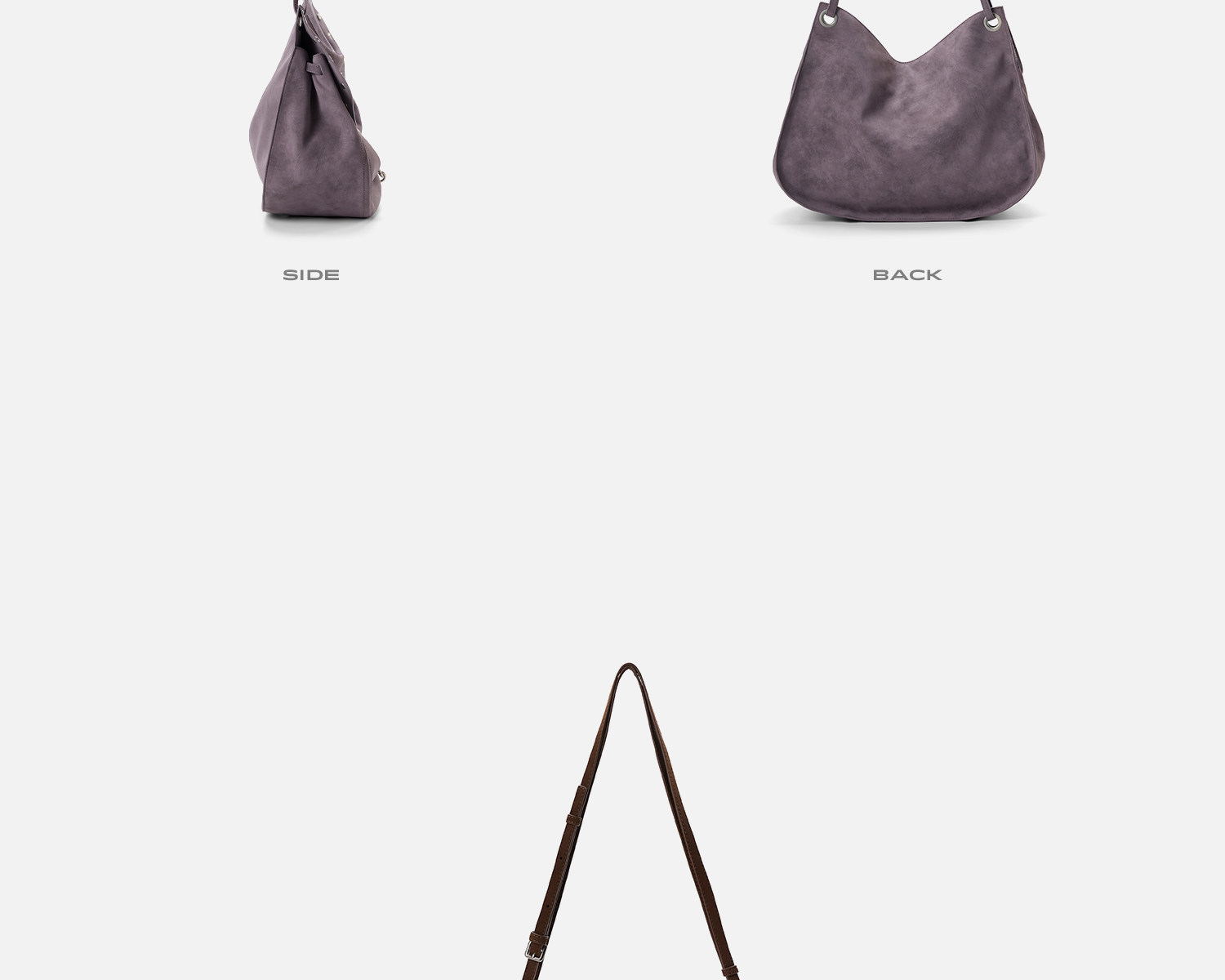 JACD Mist Purple Flap-Top Shoulder Bag