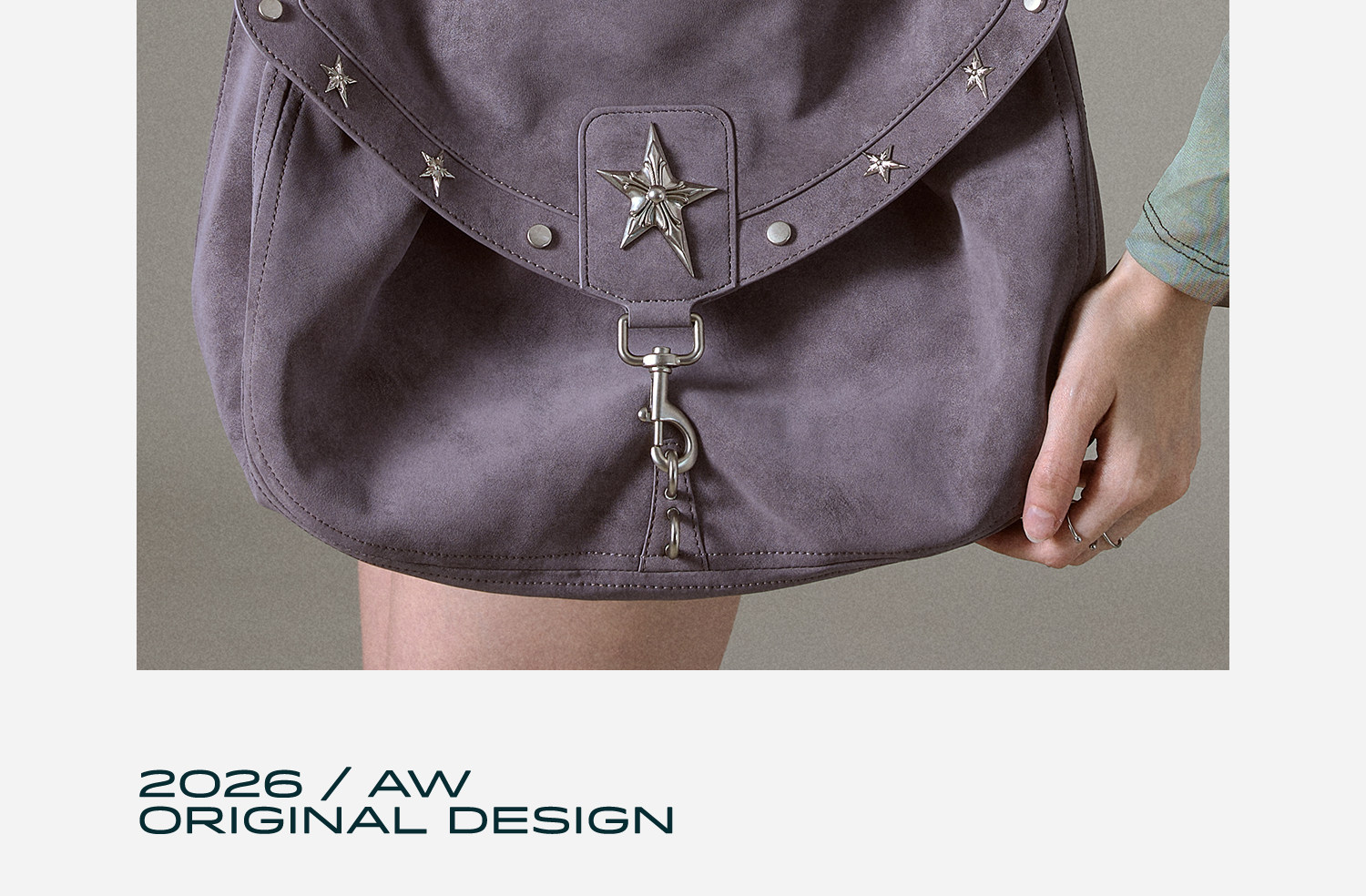 JACD Mist Purple Flap-Top Shoulder Bag