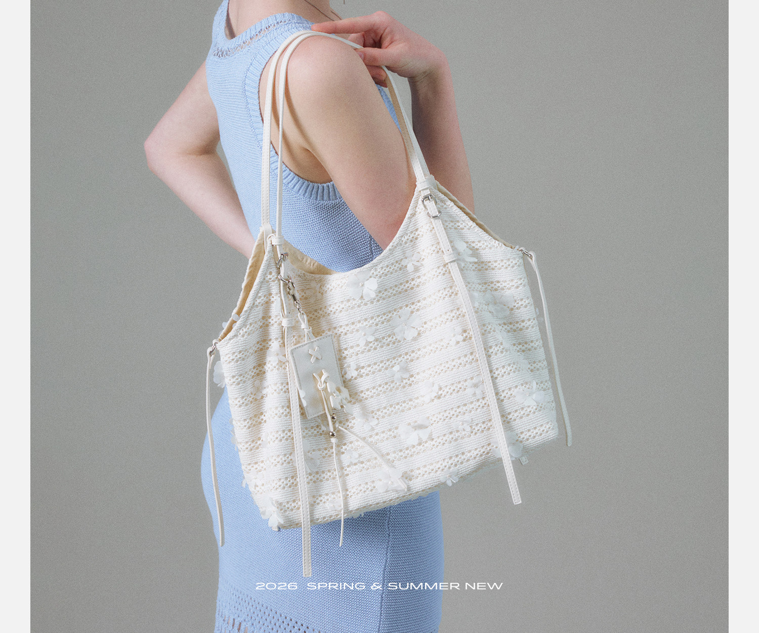 JACD Woven Large Tote Bag