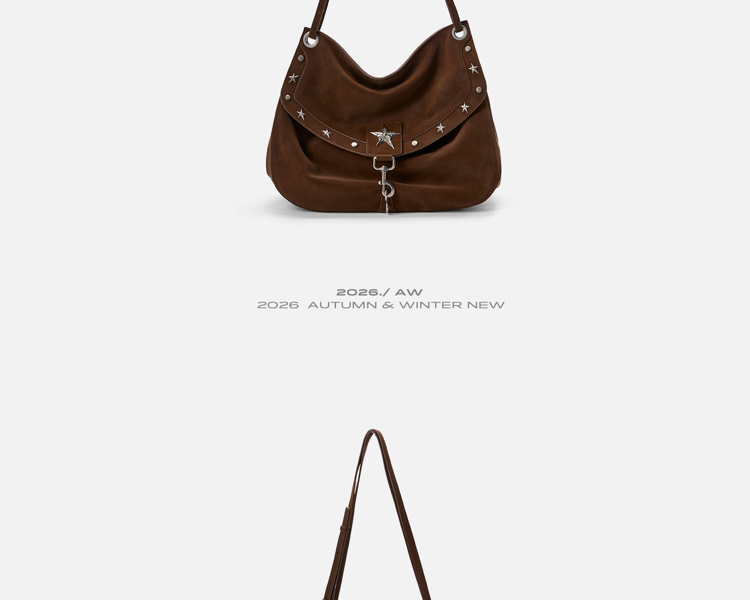 JACD Mist Purple Flap-Top Shoulder Bag