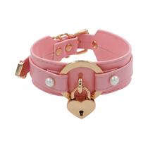 BAY high-end custom small pearl rivet minimalist loving lock item ring