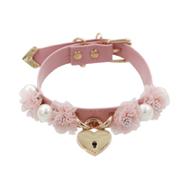 BAY High-end Custom Pearl Handcrafted Small Flower Loving Lock Item Ring Soft Cute Explosion