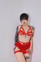 BAY high-end custom ballet dancer sexy waist seal imported hard yarn sexy A burst