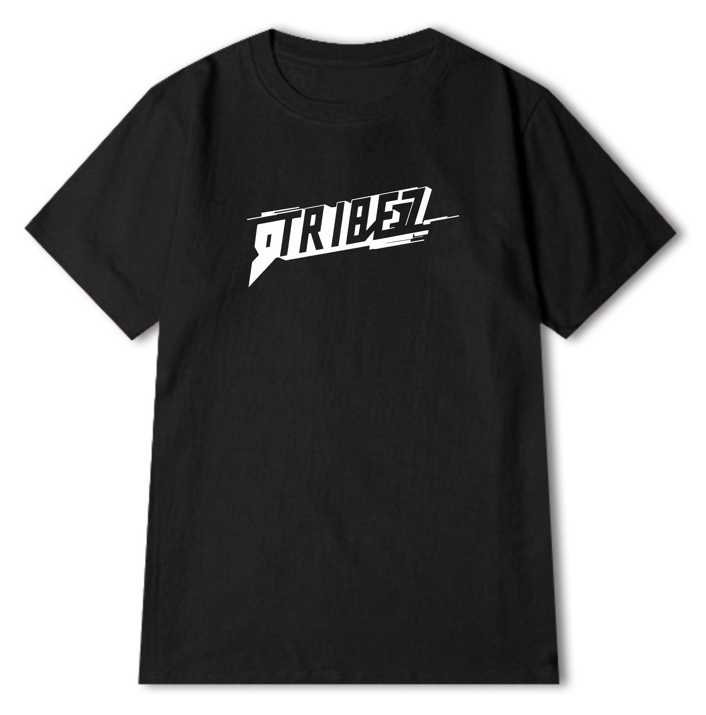 Traphero black and white LOGO base men and women with the same paragraph rap hip-hop loose print cotton summer short-sleeved casual