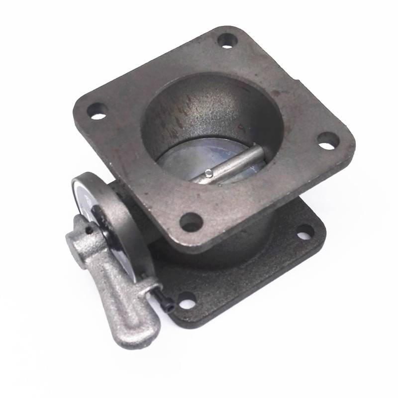 With Scale Adjustment Flange Wind Valve Kilns Ventilation Butterfly Valves Valves Manual Kilns Valves valves