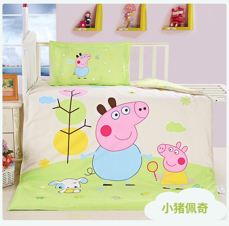 100% cotton trẻ em quilt cover mảnh duy nhất phim hoạt hình quilt mẫu giáo bắt đầu trường ba mảnh bé quilt cover sheets