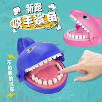 Bite Crocodile bites finger shark bites to decompress Decompressor Shakes the same Internet Red Child Puzzle Toy