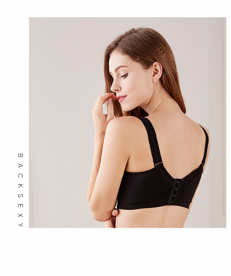 梵 Ngực lớn khoe đồ lót nữ mỏng phần mỡ MM cỡ lớn cúp ngực áo ngực không có vành chống chảy xệ áo ngực không dây