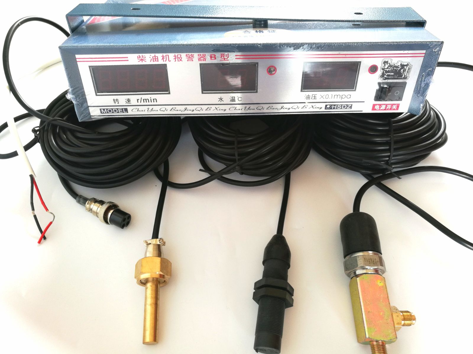 Diesel engine alarm monitor Type B three-in-one water temperature oil pressure speed Diesel engine marine monitor