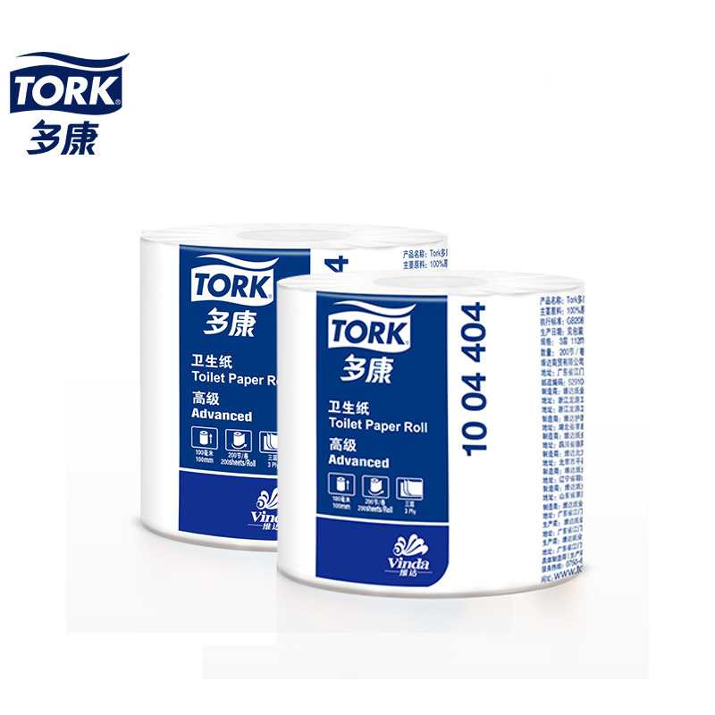Vida Doconn Triple Drum Toilet Paper 200 Festival Guesthouse Hotel Family Small Rolls Toilet Paper 1004404