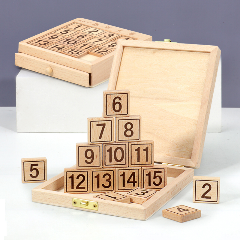 Digital Huadong Road puzzle Puzzle Toy Math Puzzle Memory Riddle for children Primary school Children's Three Kingdoms The strongest brain
