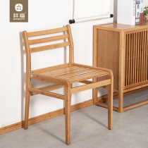 Xiangfu furniture Bamboo soft chair New Chinese tea room tea office conference chair Bamboo zen bamboo backrest chair