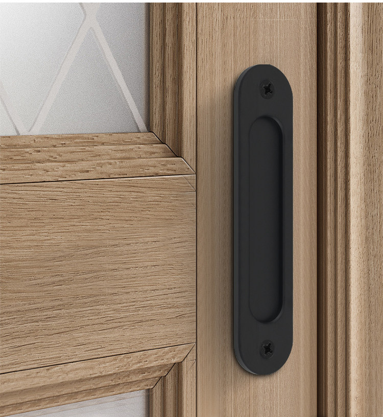 Невидимая рука 移门把手免打孔推拉门拉手厨门谷仓门掩门玻璃门明装180长推门手