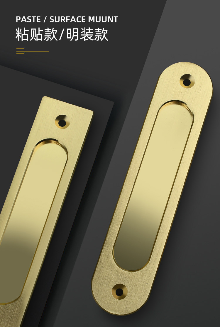 Невидимая рука 移门把手免打孔推拉门拉手厨门谷仓门掩门玻璃门明装180长推门手