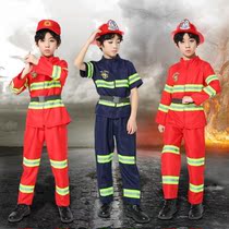 Kindergarten clothing experience June 1 children role-playing toys professional children exercise children firefighters