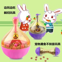 Pet Rabbit Totoro Dutch pig pet mink tumbler drain food toy pet puzzle bite relief toy