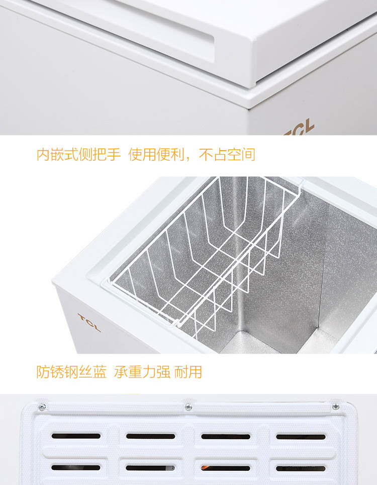 tủ lạnh đông Tủ đông lạnh TCL BD / BC-106HQD 106 lít tiết kiệm năng lượng tại nhà mua tủ đông giá rẻ