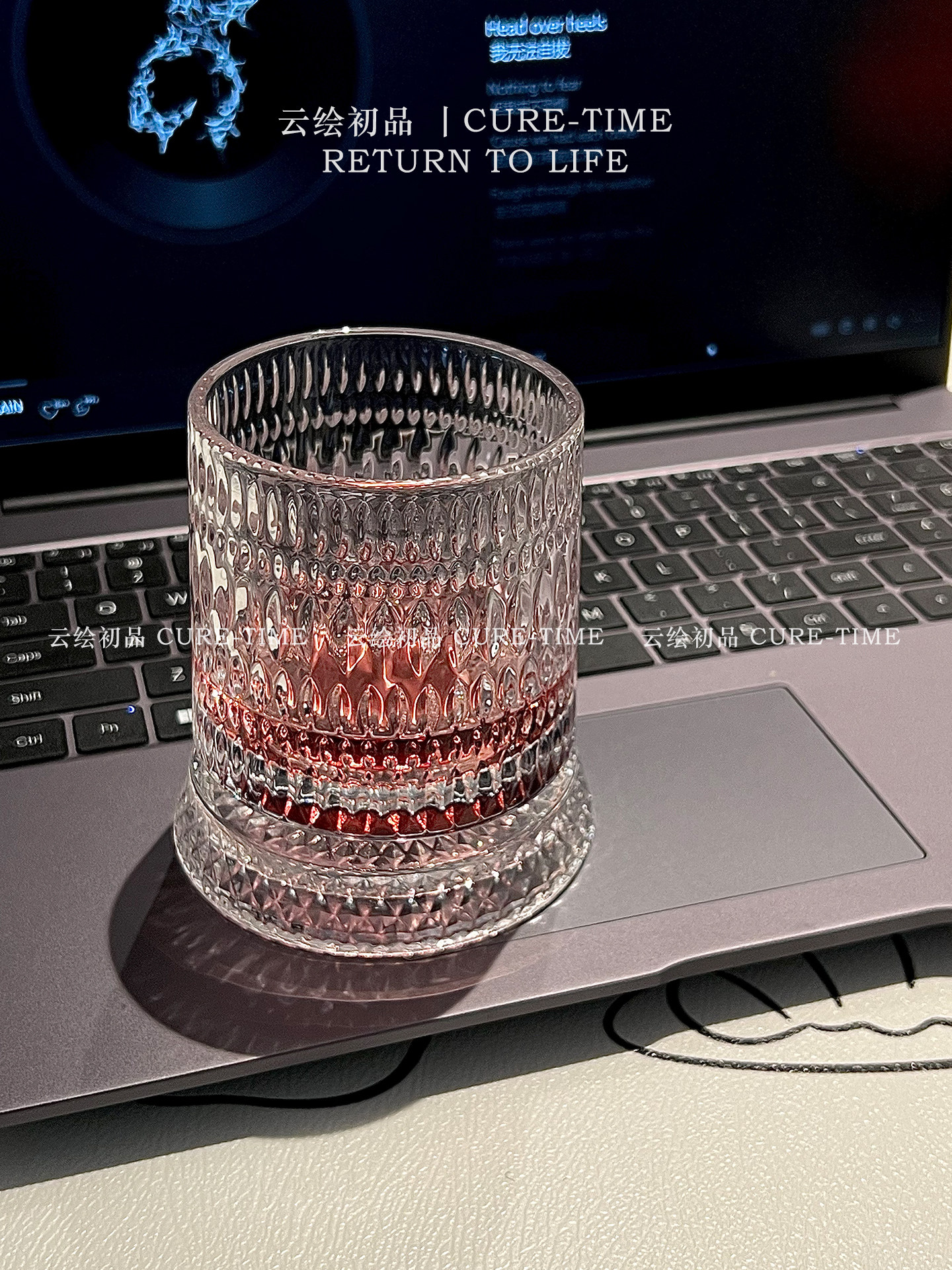 Wine Set with Rotating Wine Glasses, Whiskey Glasses, Home-Use Liquor Glasses, Light Luxury High-End Brandy Ice Ball Beer Glasses