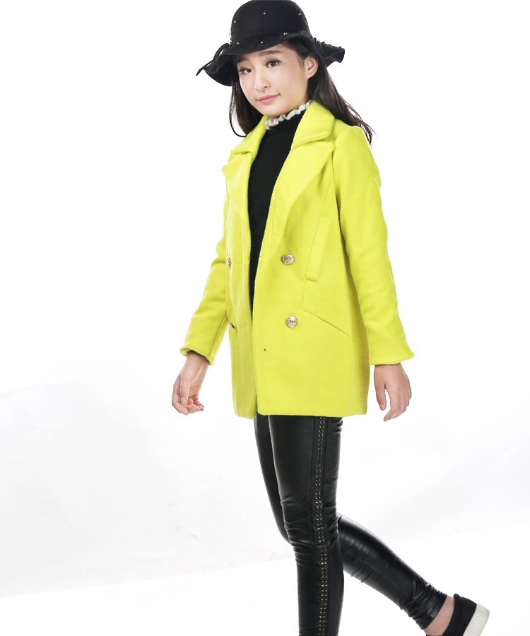 Manteau pour fille en laine - Ref 2161661 Image 5