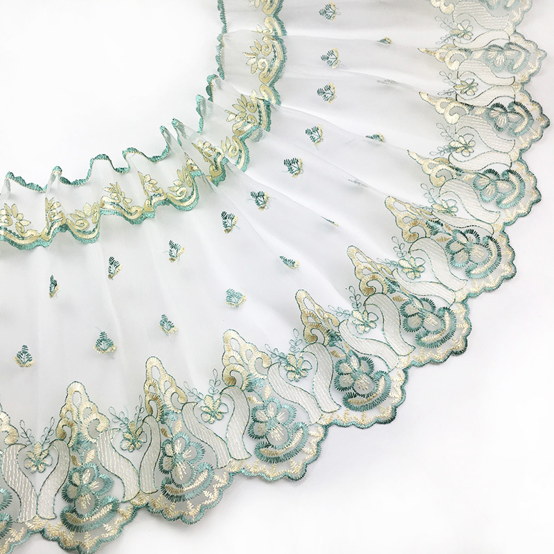 30cm Wide Lace Trim Curtain Mesh Lace DIY Handmade Accessories Sofa Cushion Skirt Edge Table Edge Accessories Hem